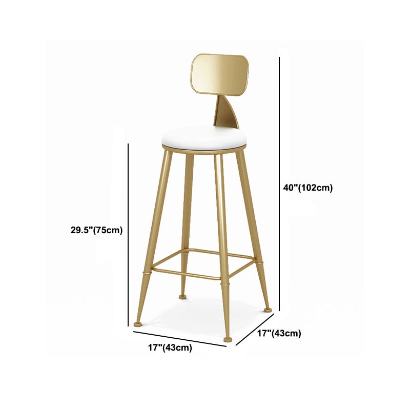 Glam Style 1/2/3 Pieces Bar Table Set Rectangle Bar Table with Metal High Stools for Home