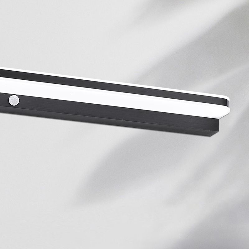 Modern Style Rectangle Vanity Wall Lights Metal 1 Light Vanity Mirror Lights