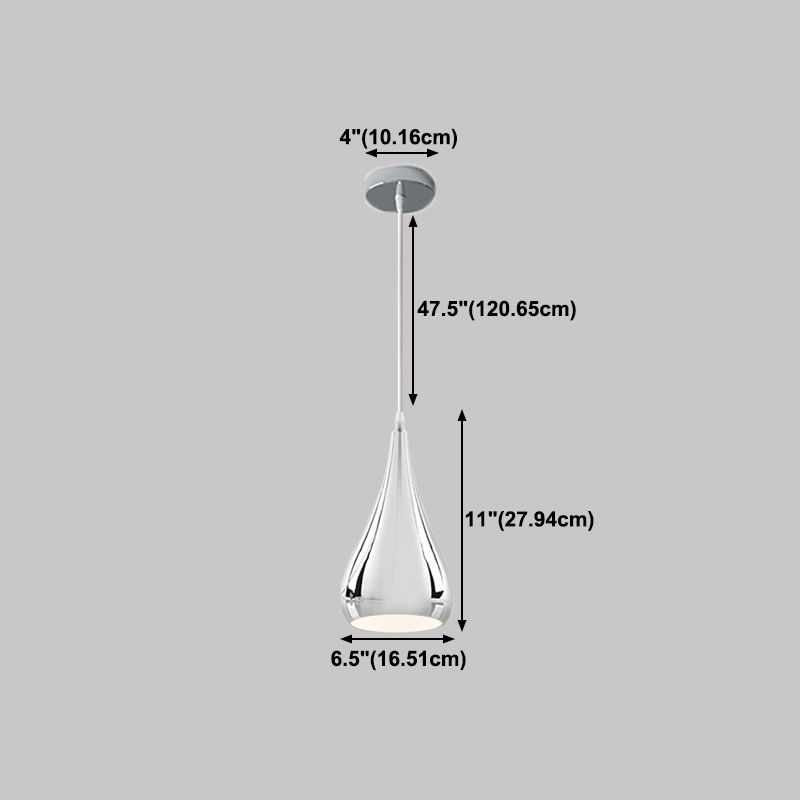 Hanging Light Fixture Simple Style Metal Hanging Ceiling Light