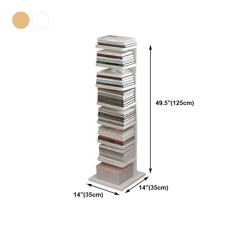 13.78"W Bookshelf Urban Style Invisible Bookcase for Office and Home