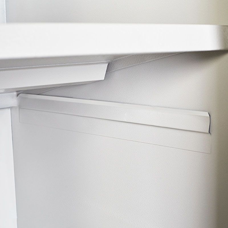 Contemporary Wardrobe Armoire Metal Non-Hanging Armoire with Lock