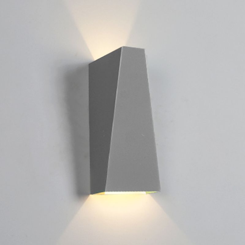 Geometric Wall Mounted Lamp Modern Simplicity Aluminum Wall Mount Lamp for Living Room