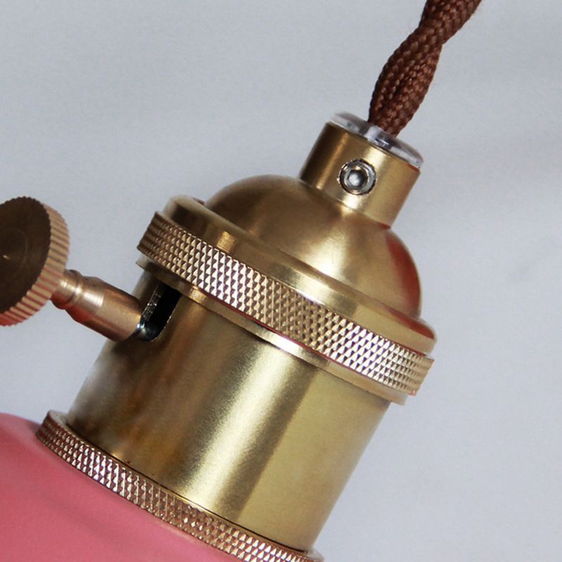 Moderne kreative Kegel Hängende Wandleuchten schmiedeeisere Makkaronwandlampe für Innenräume