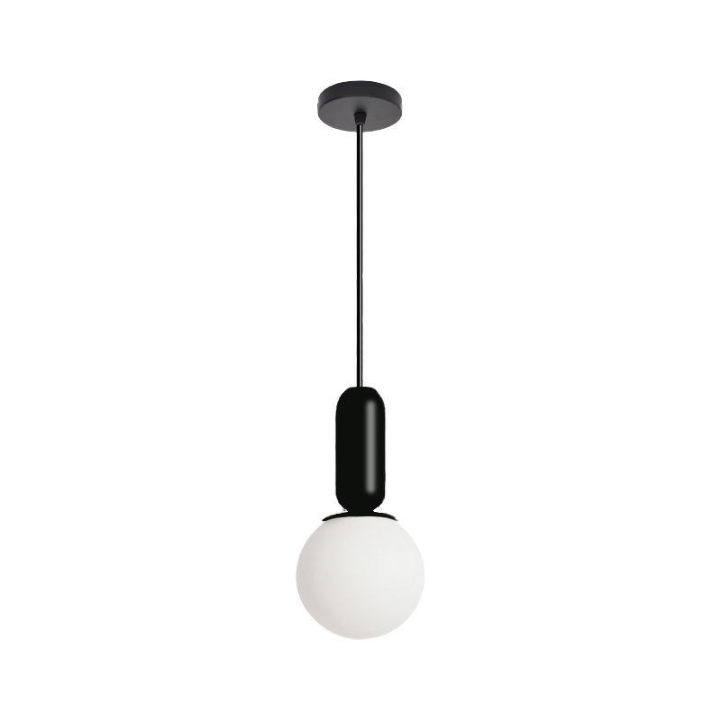Nordic Elemy Bare Bulbe Pendant Light 1 Head Hanging Lampe for Study Room Bedroom