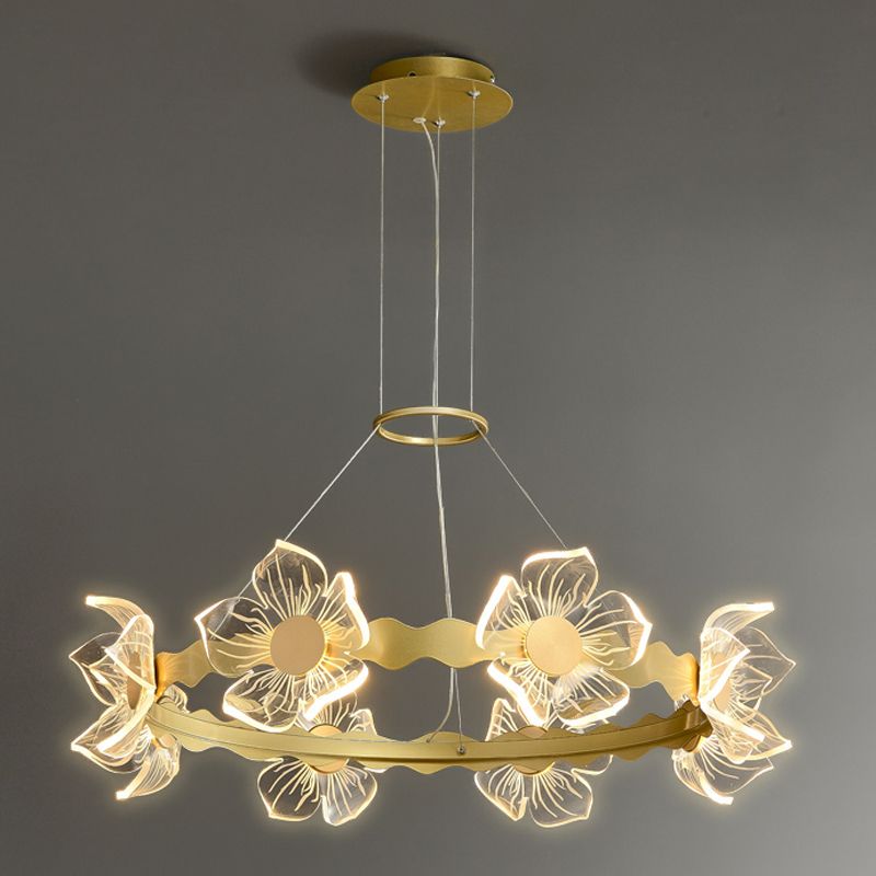 Eigentijds plafond hanglampje lichtglas hangend licht licht voor woonkamer