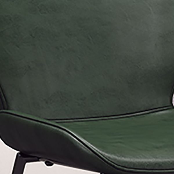 Glam Style Dining Chair PU Leather Dining Room Chair for Indoor