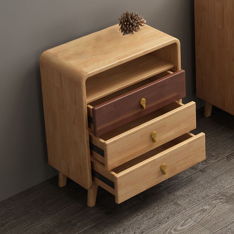 Modern & Contemporary Chest Rubberwood with Drawer Rectangle Accent Chest