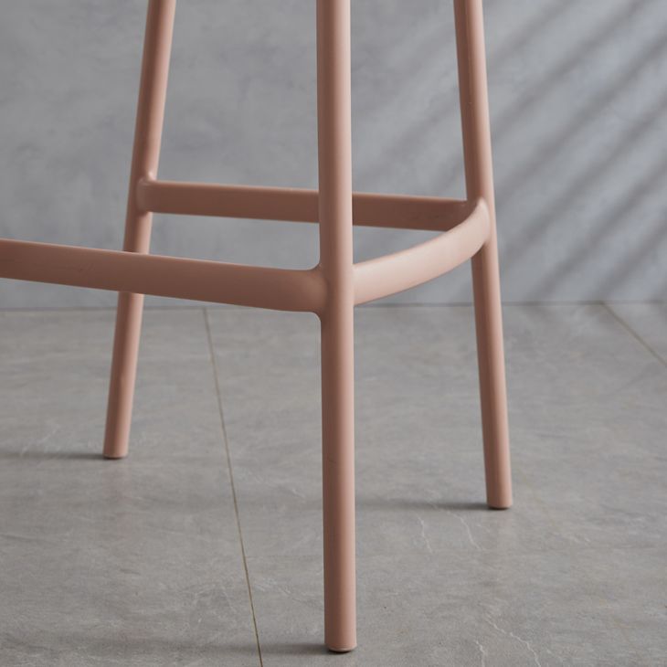 Modern Style Stackable Bar-stool Plastic Counter Bar Stool for Home