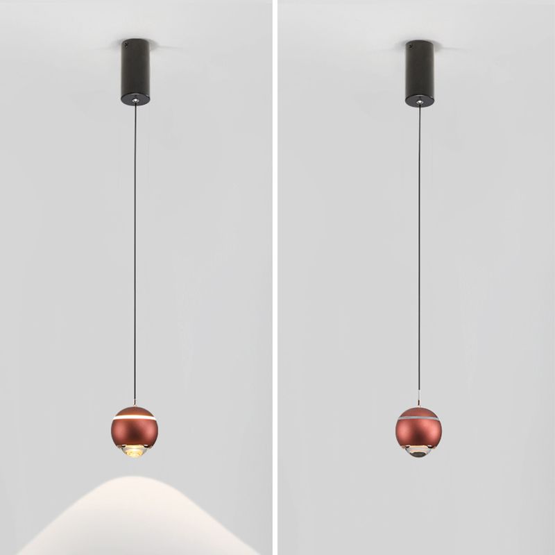 Nordic Globe Form Pendellicht Leichtes Aluminium LED Hanging Anhänger für Wohnzimmer
