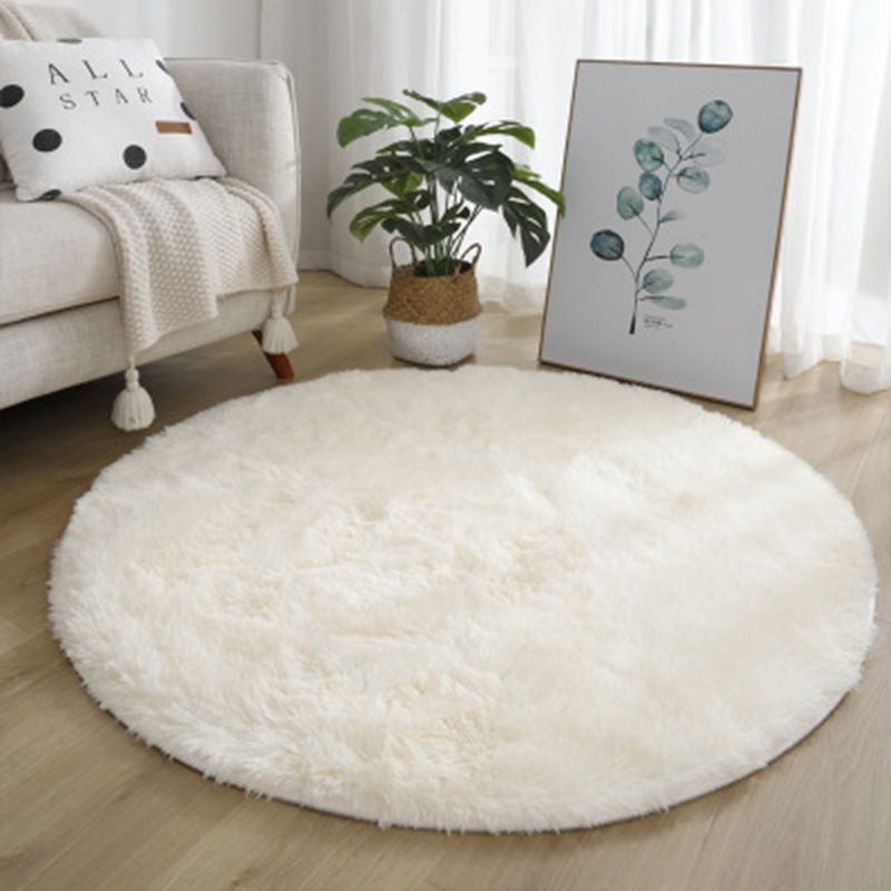 Simplicité salon Carpet Couleur Couleur de tapis Polyester Shag Tapis avec un support sans glissement