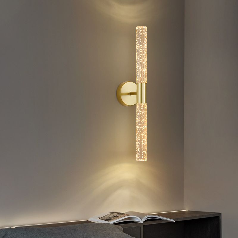 Modernism Metal Wall Light Black/Golden Lighting for Room Hallway