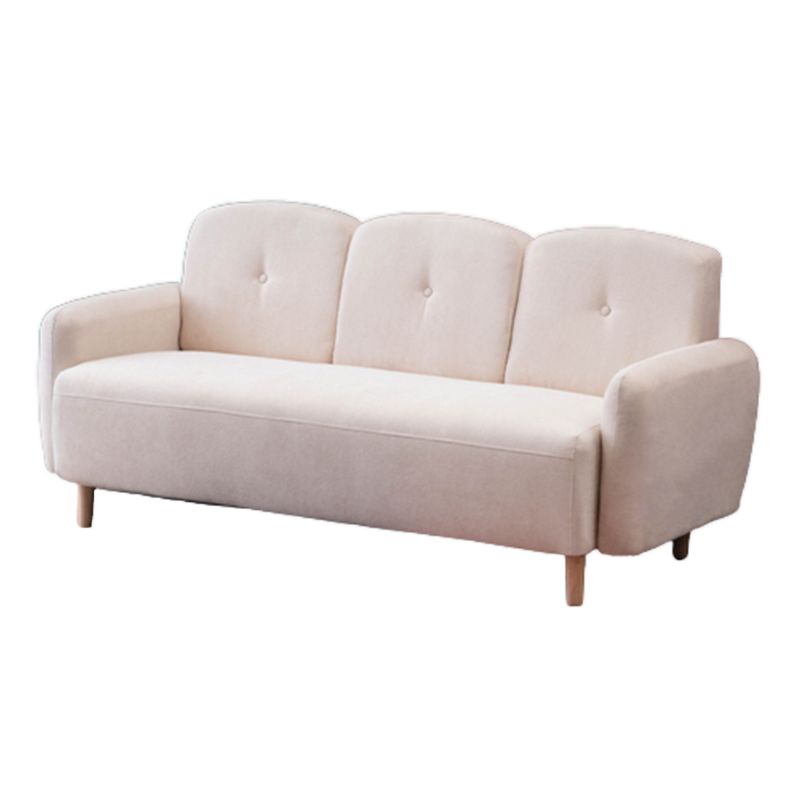 29.92" High Velvet Sofa Recessed Arm Sofa with 3-seater for Apartment