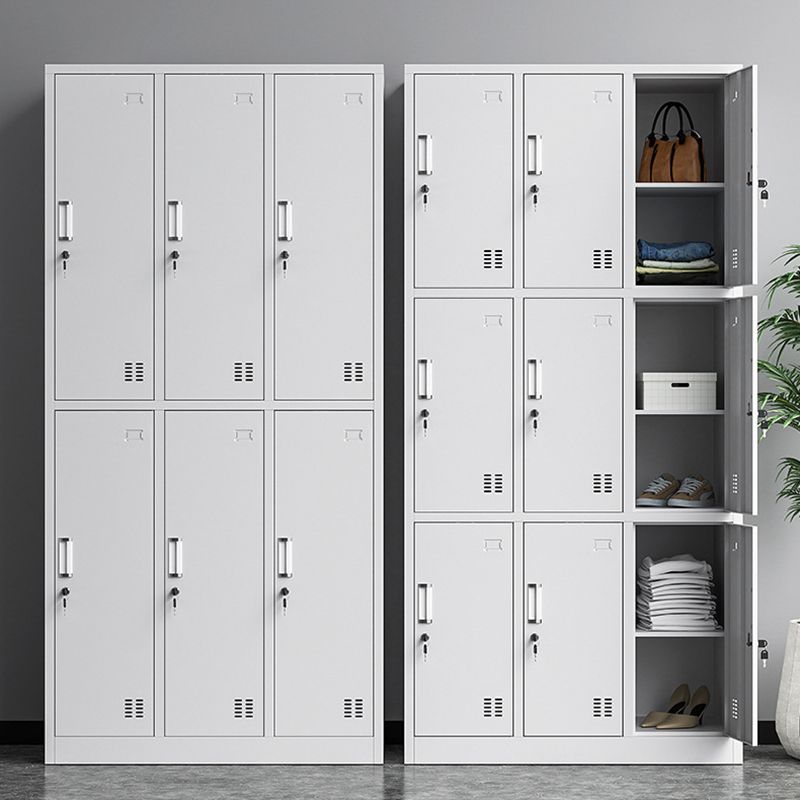 Steel Wardrobe Closet Contemporary Hinged Wardrobe Armoire for Home