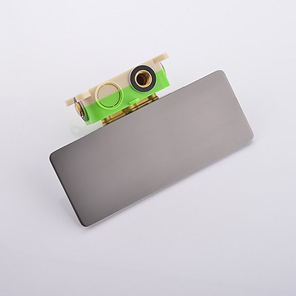 Bathroom Tub Spout Waterfall Wall Mounted Fixed Bathtub Faucet with Hose