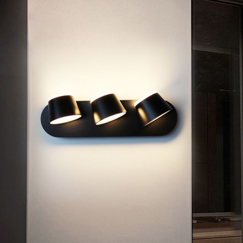 Moderne Kegel Flush Mont Mall Lights Aluminium Wandmontage Leuchte für Schlafzimmer