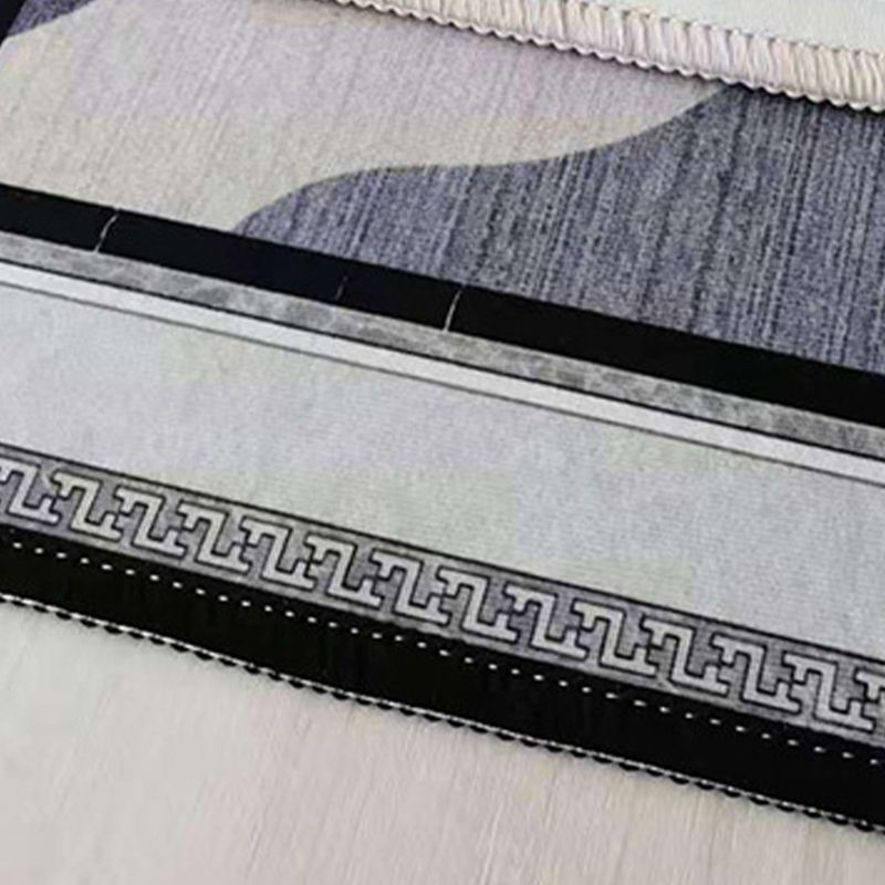 Modern gebied tapijt funky bruin tapijt woonkamer wasbaar polyester tapijt met niet-slip rug