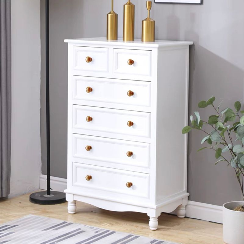 Contemporary Chest Knobs Solid Wood with Drawer Rectangle Accent Chest