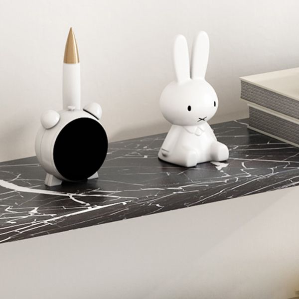 Libreria montata a parete libreria in stile scandinavo per la sala da studio dell'ufficio per la casa