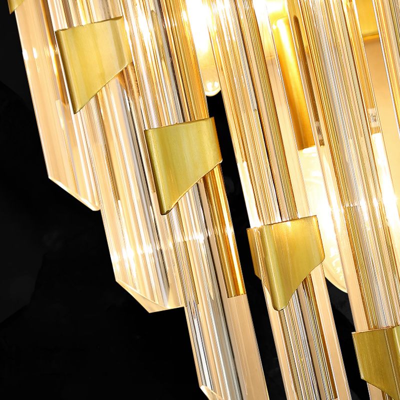 Soggiorno SCONCE LUCE LUCE Crystal Crystal 3/5 Luci Affronta del supporto a parete