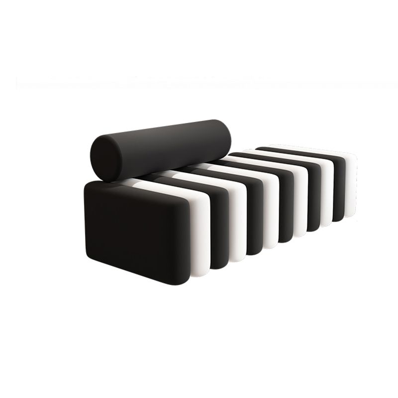 Velvet Contemporary Standard Sofa Armless Sofa for Living Room, Apartment