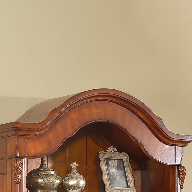 Contemporary Closed Back Bookshelf Vertical Solid Wood Bookcase for Office