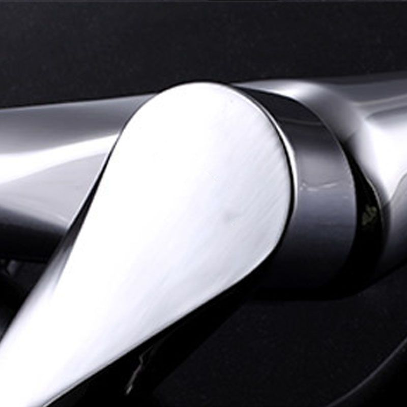 Single Handle Basin Lavatory Faucet Low Arc Brass Bathroom Faucet
