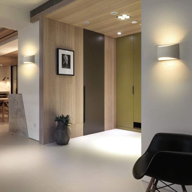 Geometrische Form Metallwandbeleuchtung moderne Stil 2 Lichter Wandleuchten