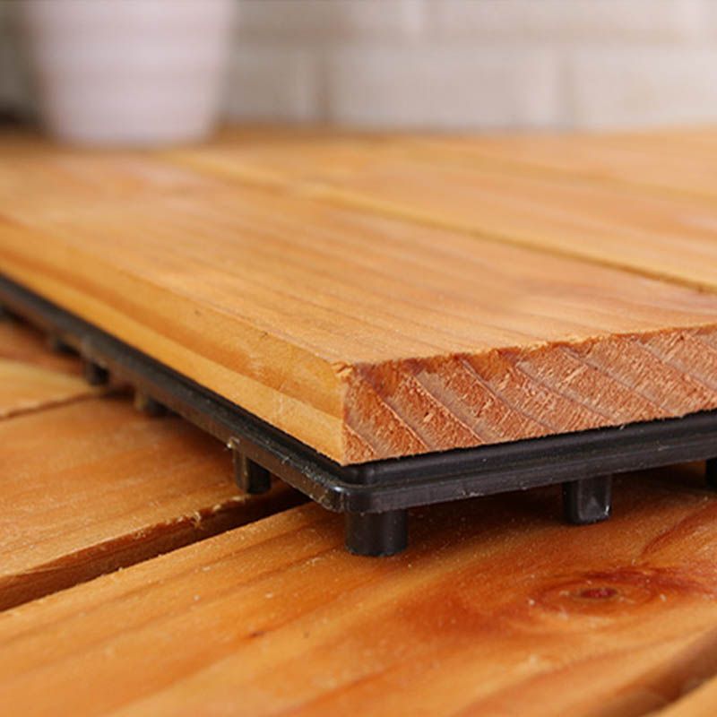 Interlocking Patio Flooring Tiles Solid Wood Patio Flooring Tiles
