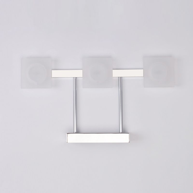 Squadre di metallo Apparecchio di illuminazione da parete semplice lampada con applique a parete a LED