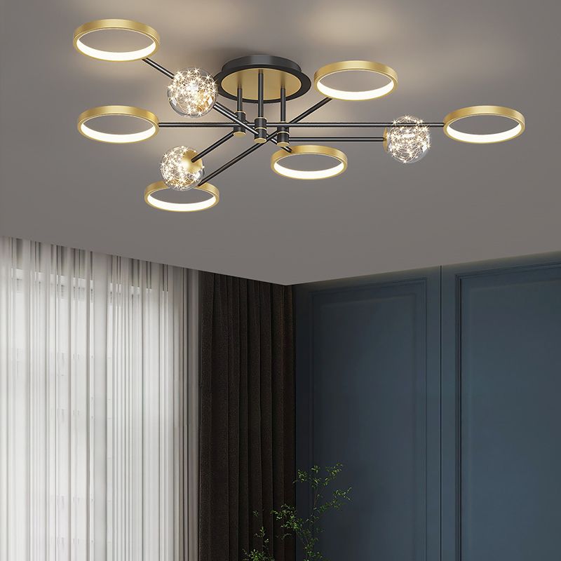 Modernist Flush Mount Fixture Gypsophila LED Flush Ceiling Light Fixtures