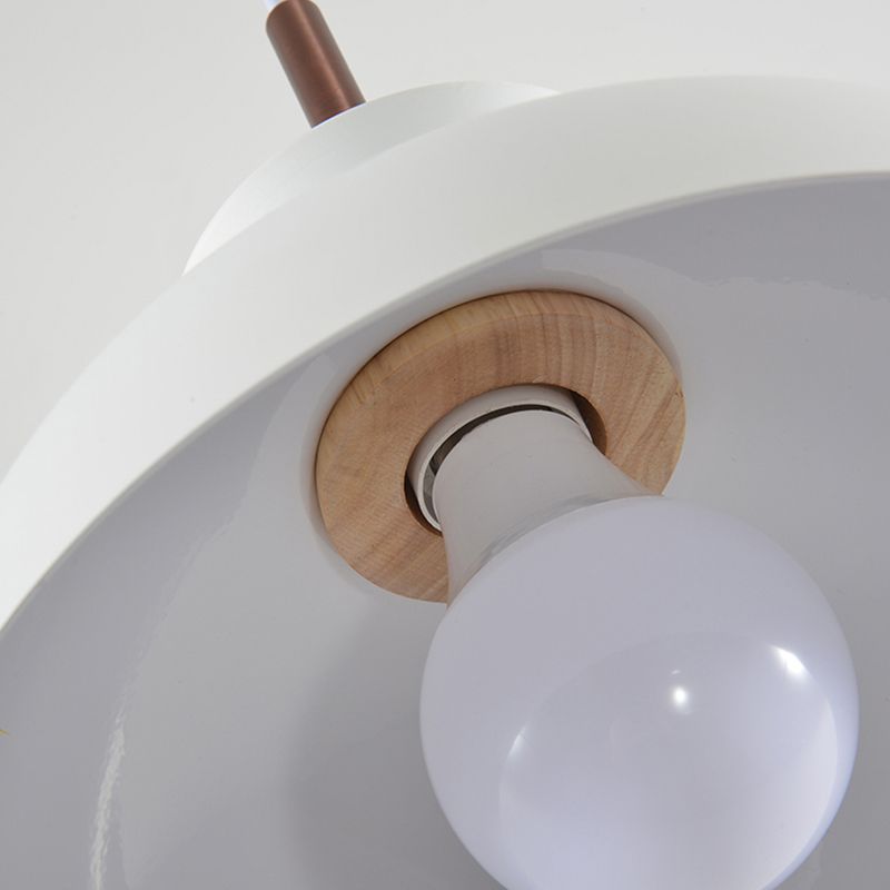 Shaded Dinning Room Ceiling Pendant Lamp Metal Nordic Style Pendant Light Fixture