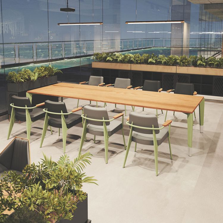 Rectangle 4 Legs Home Furniture Industrial Style Solid Wood Dining Room Collection