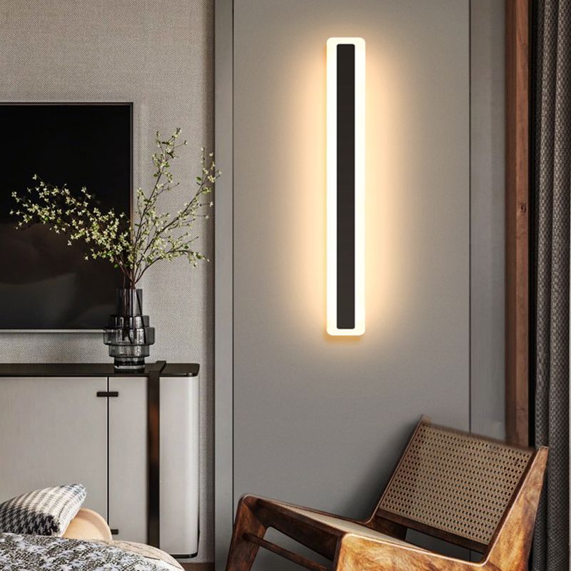 Linearer Schatten Metall Wandleuchte modern