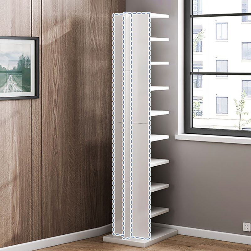 Engineered Wood Contemporary Bookshelf Standard Bookcase with Shelves