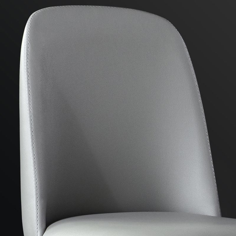 Modern Style Home Dining Side Chair Wood Parsons Armless Chair