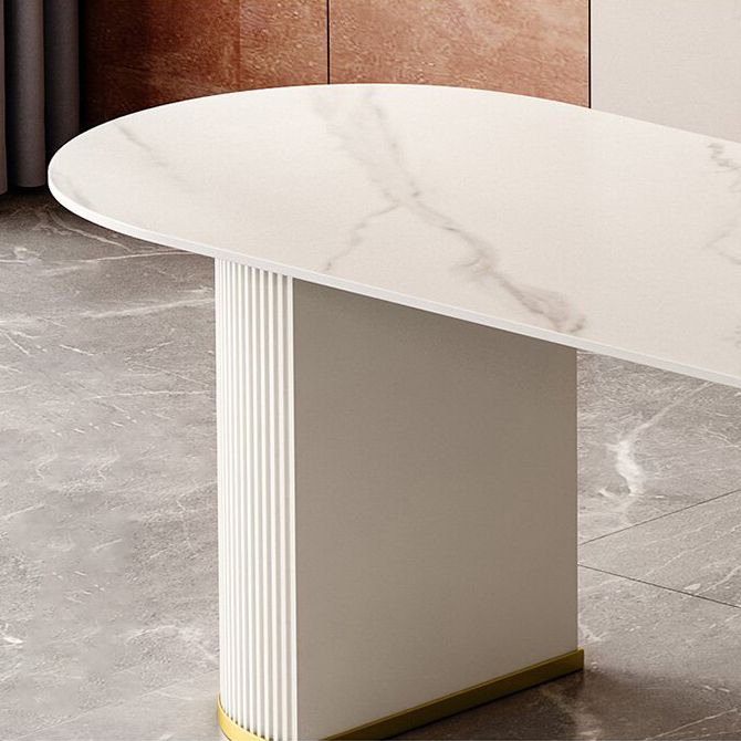 Glam 1/2/4/5/7 Pieces Table and Chair Set White Dining Table with Chairs