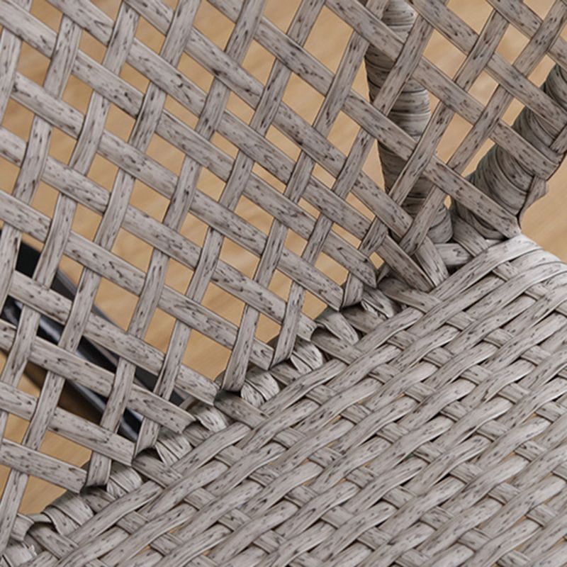 Indoor Modern Rocking Chair Solid Color Rocker Chair with Dark Legs