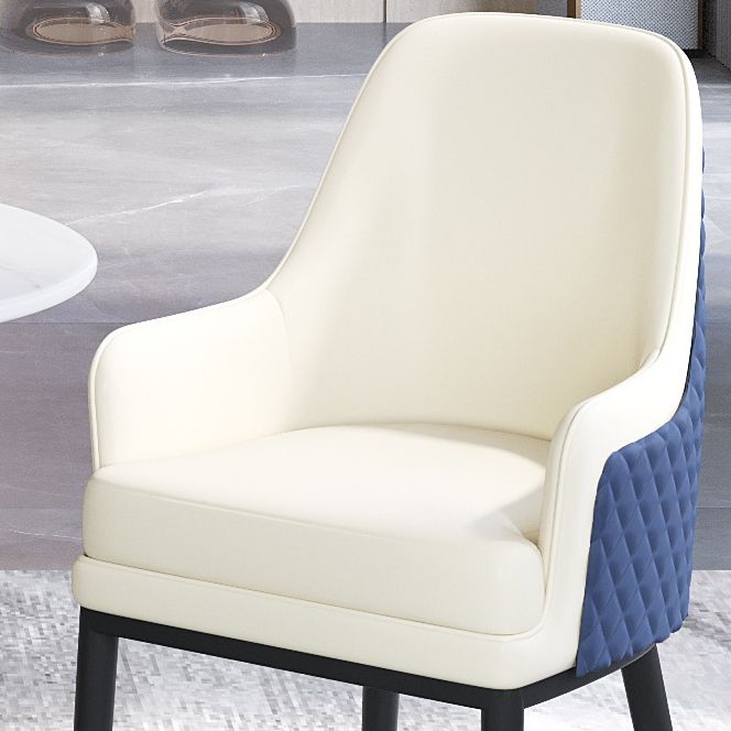 Contemporary Faux Marble Dining Table Set Round 1/2/3/4/5 Pieces Dining Set for Home Use