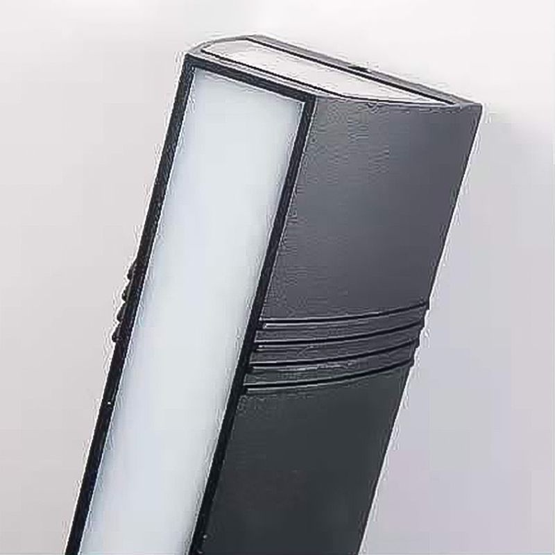 Moderner Stil rechteckiger Wand montiertes Licht Metall 3 Leuchten Wandscheibe Lob Schonce