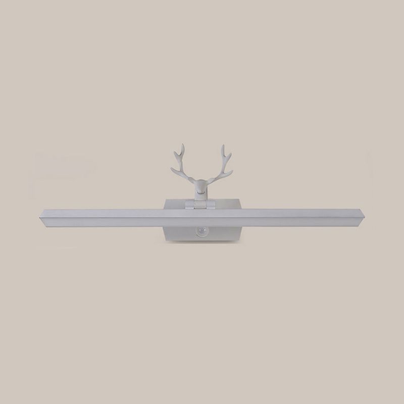 1 Light Linear Vanity Lighting Fixtures Modern Style Metal LED Mirror Lights
