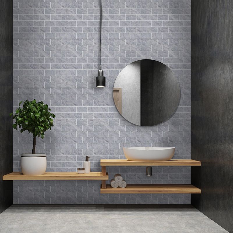 Marble Brickwork Wallpaper Panels Pick Up Sticks Farmhouse Washroom Wall Decoration