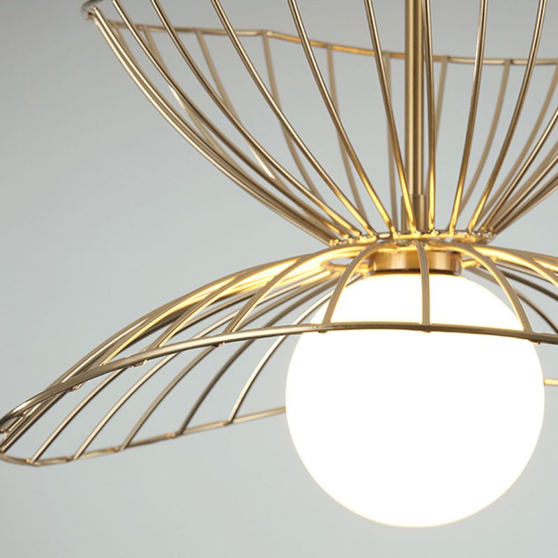 Iron Iron Contemporary sospeso a sospensione Light 1 ciondolo a 1 luce per sala da pranzo