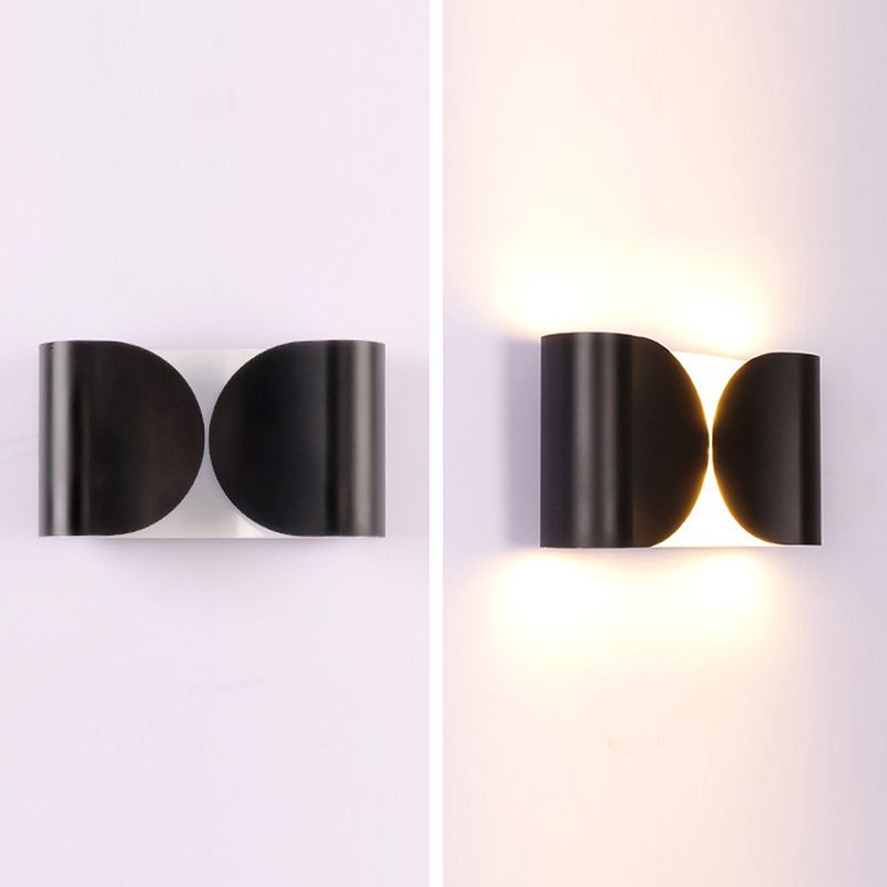 Contemporary Minimalist LED Wall Light Fixture for Sitting Room