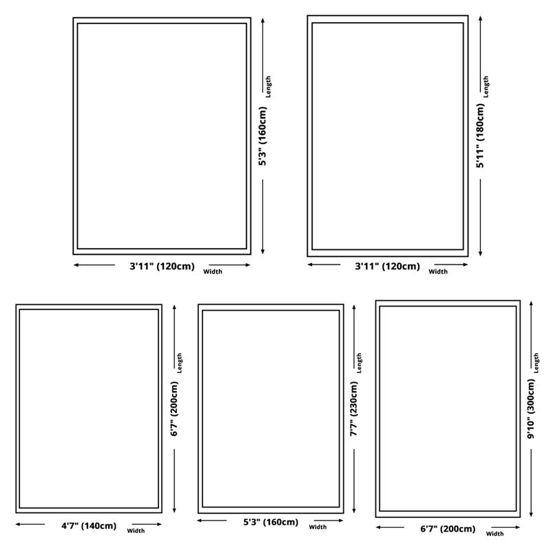 Contemporary Carpet Watercolor Area Carpet Polyester Washable Indoor Rug for Living Room