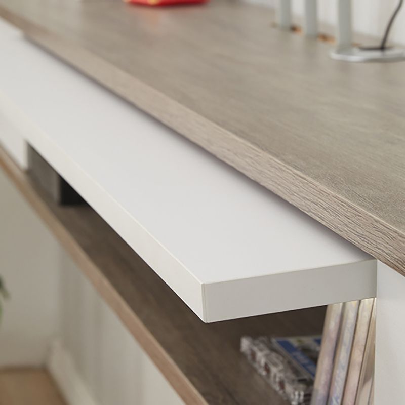 Contemporary Style Wood TV Stand Floating Cable Management TV Console