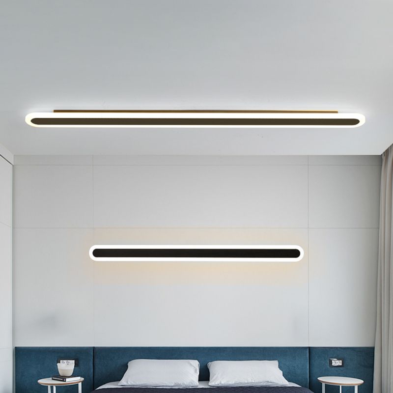 Luces de pared de sombra lineal de metal Modern Simple Simple 1 Head Wall Mount Adcesión