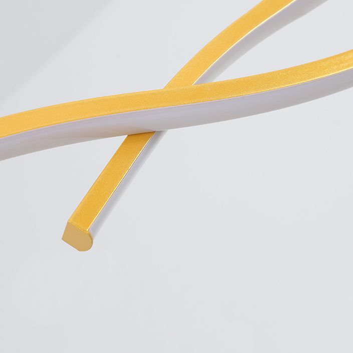 Moderner Stil linearer Inselleuchten Metall 2- Hellinselanhänger Leuchten