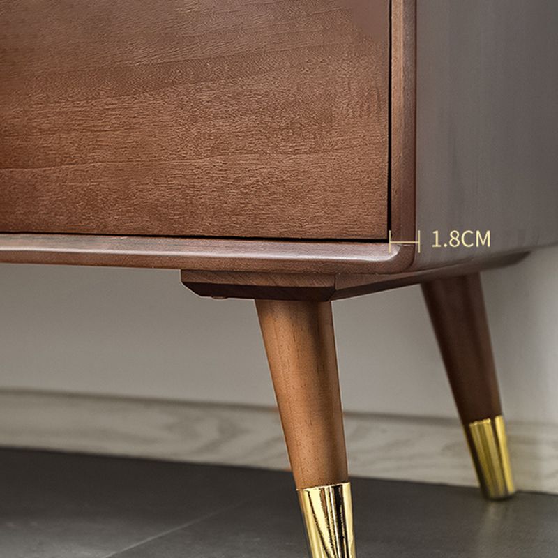 Solid Wood Accent Chest with 4/5/6/7 Drawers and Straight Legs