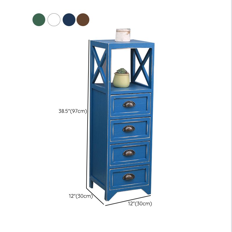 Wooden Storage Chest Dresser American Traditional Dresser with Drawers