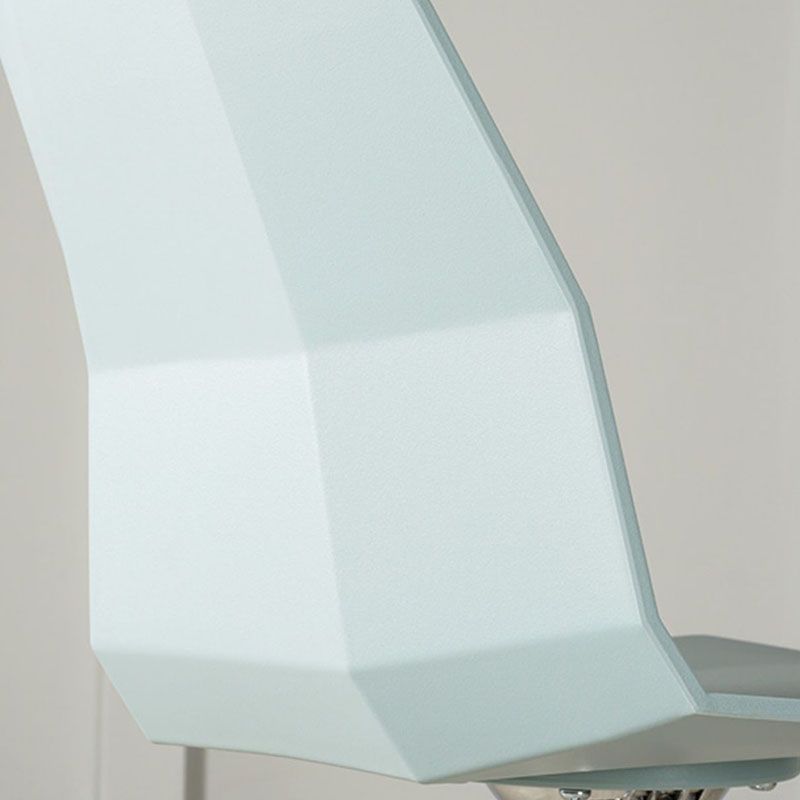 Contemporary Swivel Adjustable Height Stool Matte Finish Plastic Home Barstool
